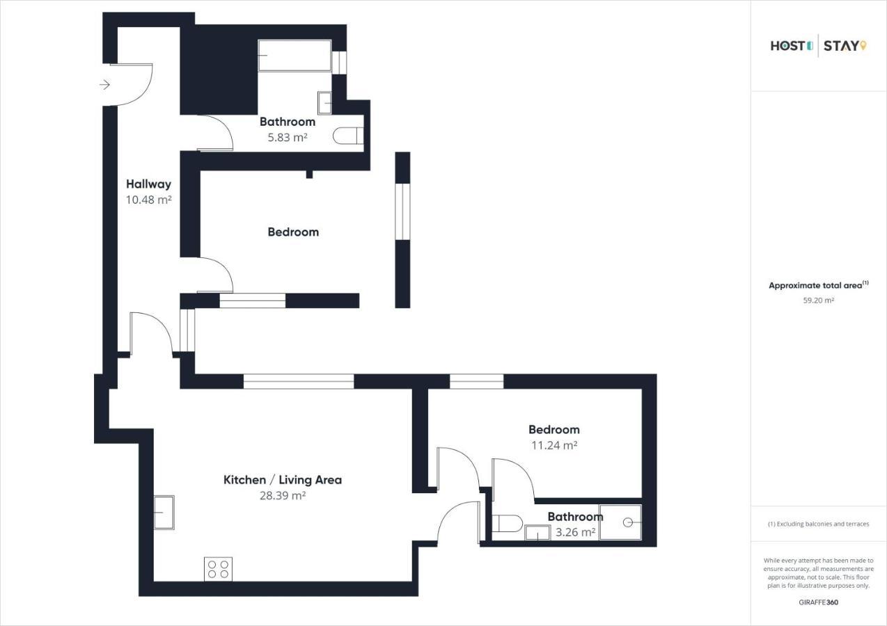 Host&Stay - Clarendon Apartments Redcar Esterno foto